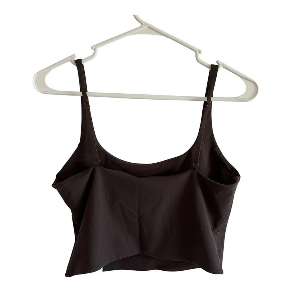Athleta VitaForm Cropped Brown Cami workout lounge Tank Size Small NWT - Picture 5 of 6